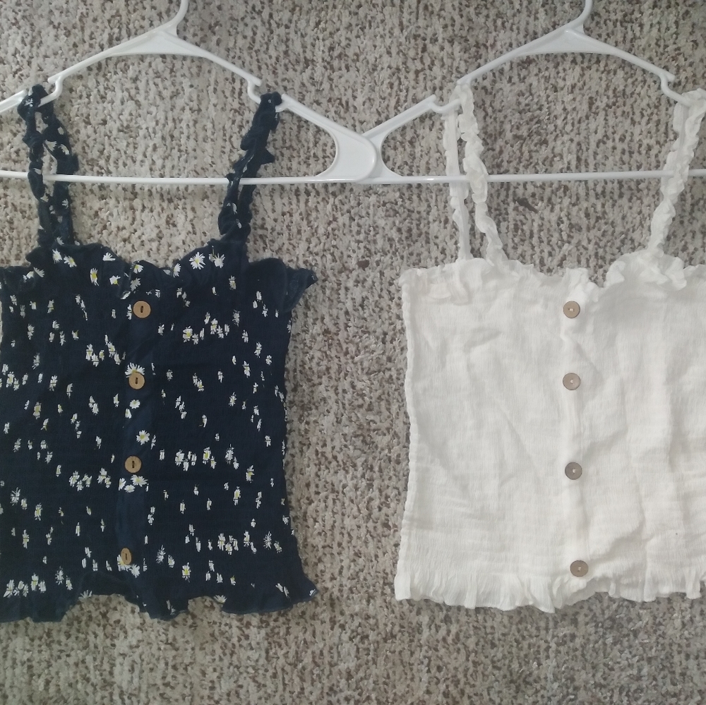 Twin tank tops, size L